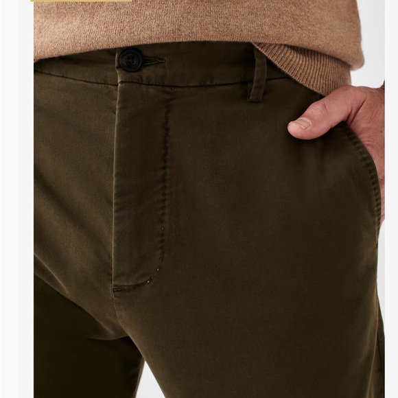 Faherty Reserve Garment Dye Chino in Deep Olive 32x30 - Picture 3 of 3